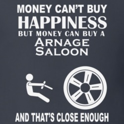 Money Cant Buy A Bentley Arnage Saloon Funny Dark Shirt