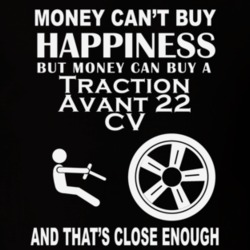 Money Cant Buy A Citroen Traction Avant 22 CV Funny Dark Shirt