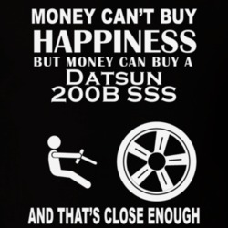 Money Cant Buy A Datsun 200B SSS Funny Dark Shirt
