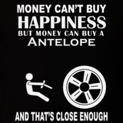 Money Cant Buy A Derways Antelope Funny Dark Shirt