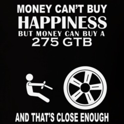 Money Cant Buy A Ferrari 275 GTB Funny Dark Shirt