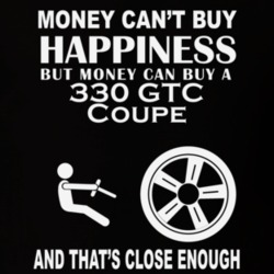 Money Cant Buy A Ferrari 330 GTC Coupe Funny Dark Shirt