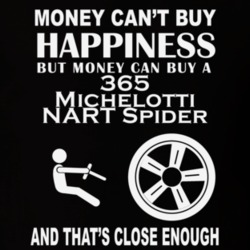 Money Cant Buy A Ferrari 365 Michelotti NART Spider Funny Dark Shirt