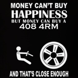 Money Cant Buy A Ferrari 408 4RM Funny Dark Shirt