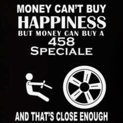 Money Cant Buy A Ferrari 458 Speciale Funny Dark Shirt