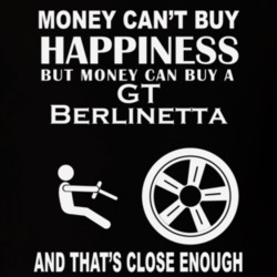 Money Cant Buy A Ferrari GT Berlinetta Funny Dark Shirt