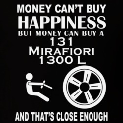 Money Cant Buy A Fiat 131 Mirafiori 1300 L Funny Dark Shirt