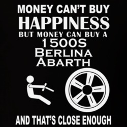 Money Cant Buy A Fiat 1500S Berlina Abarth Funny Dark Shirt