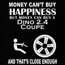 Money Cant Buy A Fiat Dino 24 Coupe Funny Dark Shirt