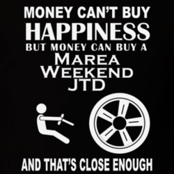Money Cant Buy A Fiat Marea Weekend JTD Funny Dark Shirt