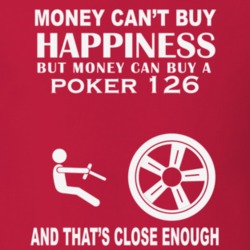 Money Cant Buy A Greek Car Industry poker 126 Funny Dark Shirt