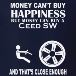 Money Cant Buy A Kia Ceed SW Funny Dark Shirt