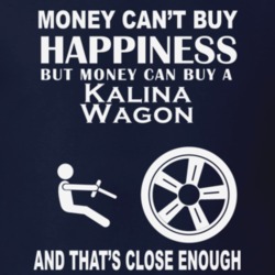 Money Cant Buy A Lada Kalina Wagon Funny Dark Shirt