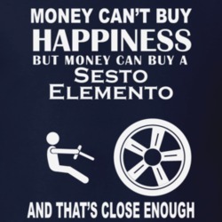 Money Cant Buy A Lamborghini Sesto Elemento Funny Dark Shirt