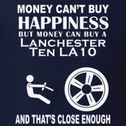 Money Cant Buy A Lanchester Ten LA10 Funny Dark Shirt