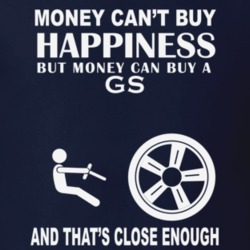 Money Cant Buy A Lexus GS Funny Dark Shirt