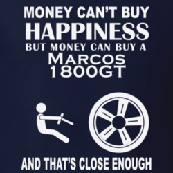Money Cant Buy A Marcos 1800GT Funny Dark Shirt