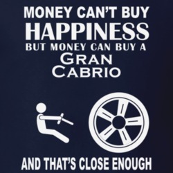 Money Cant Buy A Maserati Gran Cabrio Funny Dark Shirt