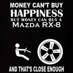 Money Cant Buy A Mazda RX-8 Funny Dark Shirt
