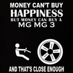 Money Cant Buy A MG MG 3 Funny Dark Shirt