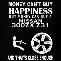Money Cant Buy A Nissan 300ZX Z31 Funny Dark Shirt