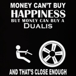 Money Cant Buy A Nissan Dualis Funny Dark Shirt