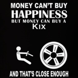 Money Cant Buy A Nissan Kix Funny Dark Shirt