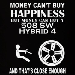 Money Cant Buy A Peugeot 508 SW Hybrid 4 Funny Dark Shirt