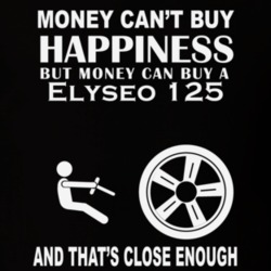 Money Cant Buy A Peugeot Elyseo 125 Funny Dark Shirt