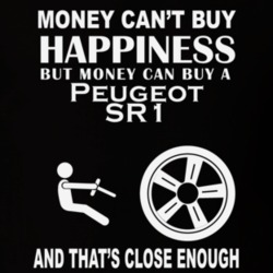Money Cant Buy A Peugeot SR1 Funny Dark Shirt