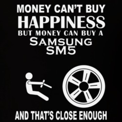 Money Cant Buy A Renault Samsung SM5 Funny Dark Shirt