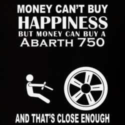 Money Cant Buy A Siata Abarth 750 Funny Dark Shirt