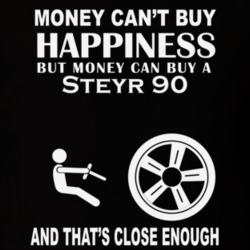 Money Cant Buy A Steyr Steyr 90 Funny Dark Shirt