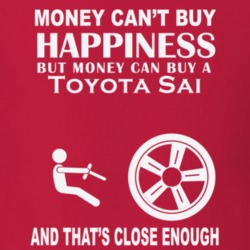 Money Cant Buy A Toyota Sai Funny Dark Shirt