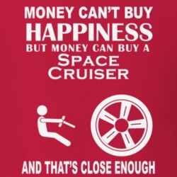 Money Cant Buy A Toyota Space Cruiser Funny Dark Shirt