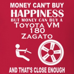 Money Cant Buy A Toyota VM 180 Zagato Funny Dark Shirt