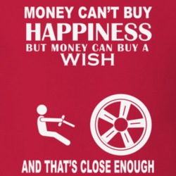 Money Cant Buy A Toyota WISH Funny Dark Shirt