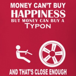 Money Cant Buy A TVR Typon Funny Dark Shirt