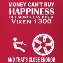 Money Cant Buy A TVR Vixen 1300 Funny Dark Shirt