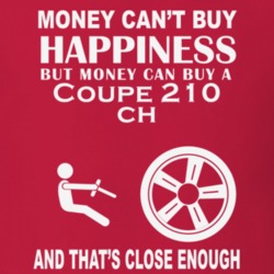 Money Cant Buy A Venturi Coupe 210 ch Funny Dark Shirt