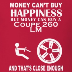Money Cant Buy A Venturi Coupe 260 LM Funny Dark Shirt