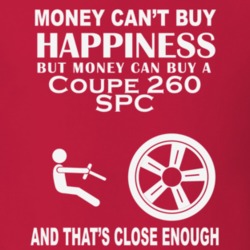 Money Cant Buy A Venturi Coupe 260 SPC Funny Dark Shirt
