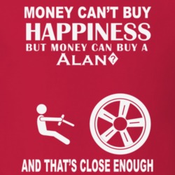Money Cant Buy A Volkswagen Alan? Funny Dark Shirt