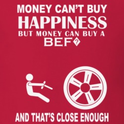 Money Cant Buy A Volkswagen BEF? Funny Dark Shirt