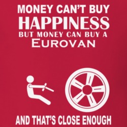 Money Cant Buy A Volkswagen Eurovan Funny Dark Shirt