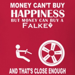 Money Cant Buy A Volkswagen Falke? Funny Dark Shirt
