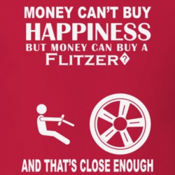 Money Cant Buy A Volkswagen Flitzer? Funny Dark Shirt