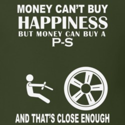 Money Cant Buy A Volkswagen P-S Funny Dark Shirt