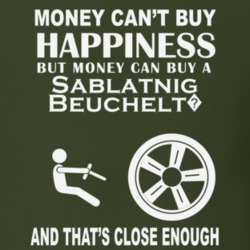 Money Cant Buy A Volkswagen Sablatnig Beuchelt? Funny Dark Shirt