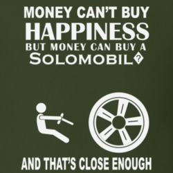 Money Cant Buy A Volkswagen Solomobil? Funny Dark Shirt